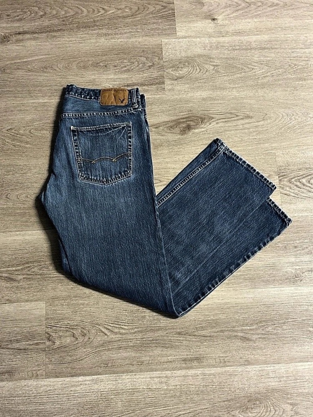 American Eagle jeans Straight Leg Blue Waist 32